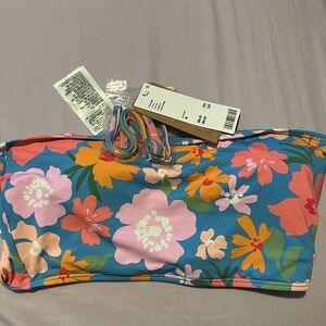 NEW Billabong Summer Field Sunny Tube Bikini Top